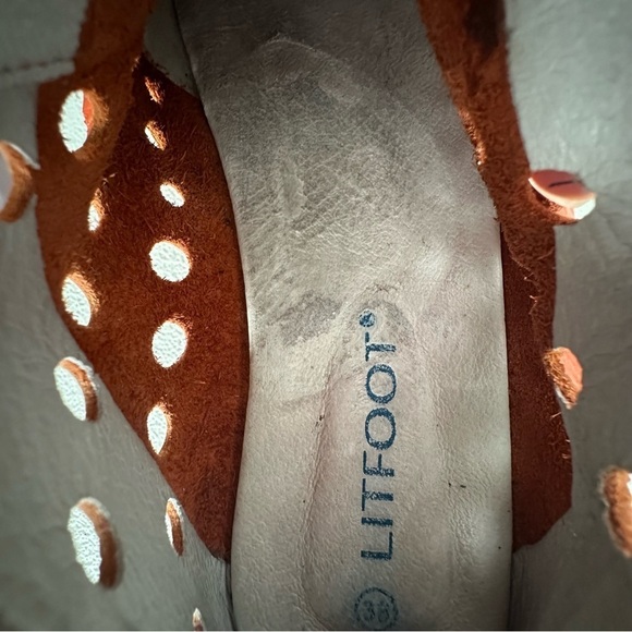 Litfoot women’s orange shoes - Picture 10 of 11